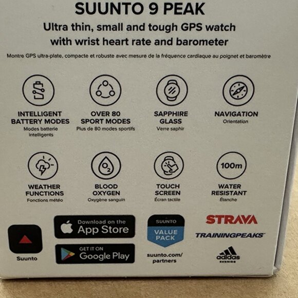Suunto 9 Peak Granite Blue Titanium Watch - Picture 7 of 9